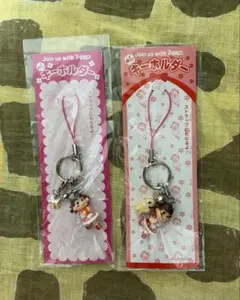 週末お値下げペコちゃん キーホルダー ・ストラップ2個セット