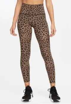 美品　NIKE　ナイキ　ウィメンズ　ハイライズ レギンス レオパード柄プリント