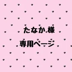 たなか様専用ページ