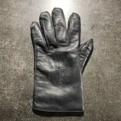統*論様 COACH本革レザー手袋　黒　左手のみ