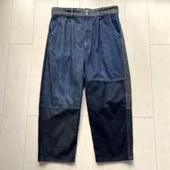 コムデギャルソンオム パッチワーク デニムパンツ M