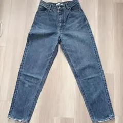 MOUSSY ハイウエスト ストレートデニム