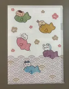 ちいかわ　もぐもぐ本舗　ファイル 鯛だらけなみんな　川越限定