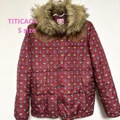TITICACAチチカカ 中綿ジャケット ファーフード付き Sサイズ