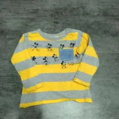 ミッキーマウス ロンT 80