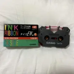 カシオ CASIOワープロ 共通インクリボン 赤 T-EW-RD 赤 2個
