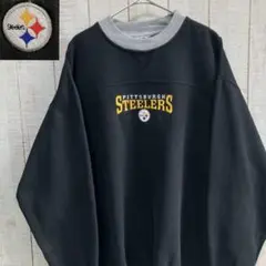 う*︎様 古着　NFL スティーラーズ チームロゴ刺繍 スウェット アメカジのサムネイル
