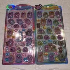 ★正規品★うるちゅるポップシール おぱんちゅうさぎ んぽちゃむ