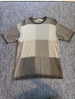メンズ　ニットTシャツ　ナノユニバース　M