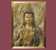額付風水開運絵画＊金龍エナジー大放出 龍乱舞 ドラゴンアート 金運