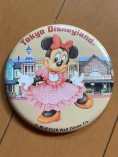 東京ディズニーランド　ミニーマウス　缶バッジ