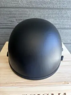 ハーフヘルメット マットブラック 半帽のサムネイル