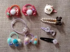 ヘアゴム・ヘアピン・ヘアアクセサリーセット