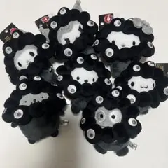 【新品】サンリオ黒ミャクミャクカラビナ付ぬいぐるみ　BC 全7種セット