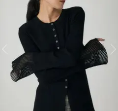 【美品】AZUL by Moussy リブカーディガン
