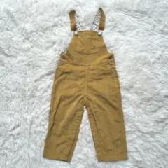 美品★プチバトー ベビー〔80〕コーデュロイ オーバーオール サロペット つなぎ