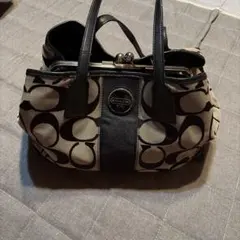 COACH ロゴプリント ハンドバッグ