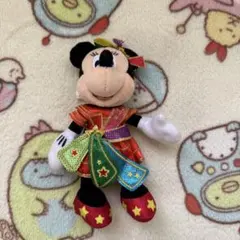 ミニー　ぬいぐるみバッチ　40周年