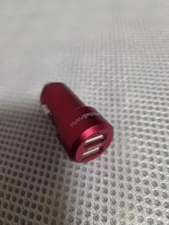 RAVPower USBカーチャージャー 赤 2ポート