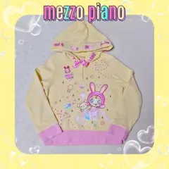 ❤メゾピアノ❤ベリエちゃん✨ベリーちゃん✨パーカートレーナー✨平成レトロイエロー