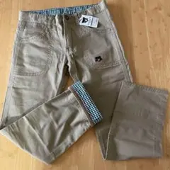 【新品未使用】DOUBLE.B カーゴパンツ 150 ベージュ