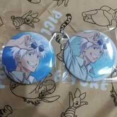 呪術廻戦 セガラッキーくじ 缶バッジ 五条悟 2種