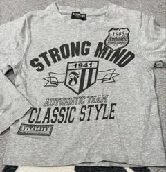 120！長袖Tシャツ！グレー