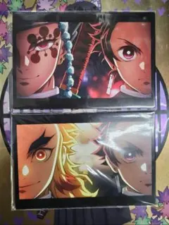 鬼滅の刃　無限列車　遊郭 OP ED ポストカード 煉獄杏寿郎 宇髄天元 炭治郎