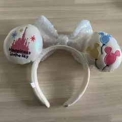 ディズニー　カチューシャ　ハピネスインザスカイ　バルーン　白