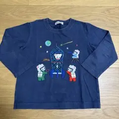 familiar 刺繍Tシャツ　100