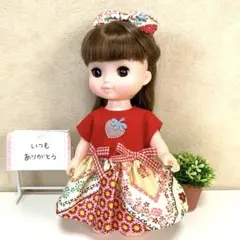 着せやすい❣️ 560 いちご さくらんぼ メルちゃん 服 ソラン レミン