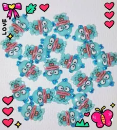 ネイルパーツ　ハンギョドン　サンリオ　平成女児　ミニパーツ