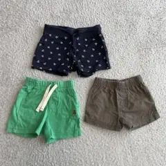 H&M & GAP ショートパンツ 3点セット 6-12ヶ月