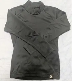 DUARIGハイネック長袖インナーシャツ★黒★150