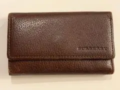【BURBERRY】小銭入れ付きレザーキーケース■バーバリー■ブラウンのサムネイル