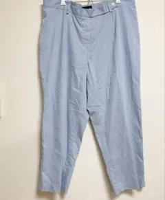 FOCUS 2000 水色 スラックス 16W パンツ ボトムス ストレート