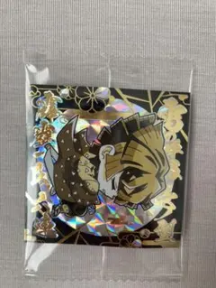 鬼滅の刃 ウエハース シール　我妻善逸　ディフォルメシール　極レア　シークレット