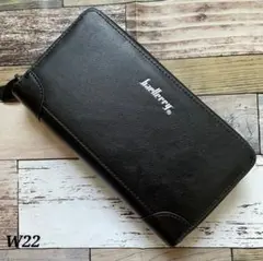 【 新品 送料無料 】W22 長財布 メンズ 人気 多機能 財布 ミニ バッグ