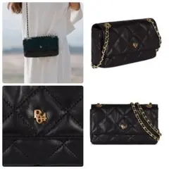 美品 PARIS/64 MINI VERSAILLES 黒 レザーチェーンバッグのサムネイル