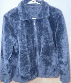 UNIQLO ファーリーフリースフルジップジャケット ブルー