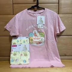 すみっこぐらしTシャツ & すみっこぐらし リラコ 130 ユニクロ