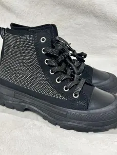 kitson スタッズ ハイカット スニーカー ブラックのサムネイル