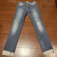 初期ナンバーナイン 01SS TIME期 センタークリース デニム 3 本人期 