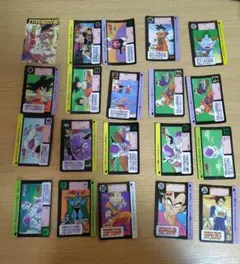 当時物】ドラゴンボールZ ミニカード アマダまとめ売り 38枚 - メルカリ