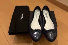 新品 未使用 レペット シューズ ブルー 36.5 新品 未使用 レペット シューズ ブルー 36.5 repettoのバレエシューズ