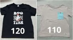 キッズ半袖Tシャツ2枚組　オーシャンアンドグラウンド110 SHEIN120のサムネイル