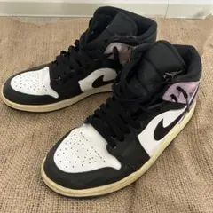 Nike Air Jordan ハイカットスニーカー　黒　白　紫