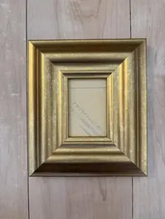 ミニ額縁　ゴールド装飾油彩額縁 ATC製