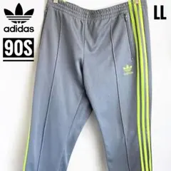 希少　海外限定　アディダス　adidas トラックパンツ　トレフォイル　刺繍ロゴ