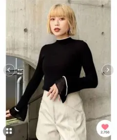 MURUA＊ベルスリーブラインニット